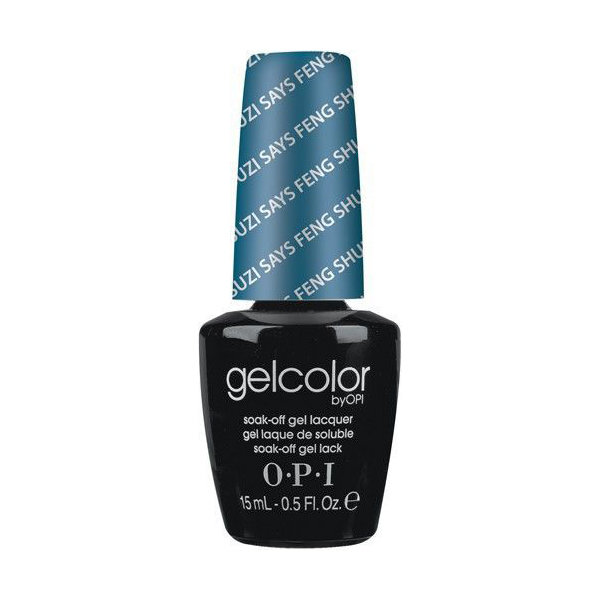 OPI Gel Colour Suzi Says Feng Shui - Deep blue-green for stylish nail ...